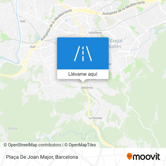 Mapa Plaça De Joan Major