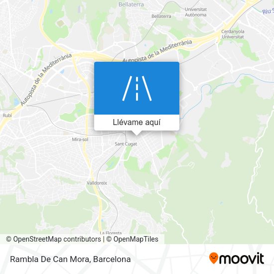 Mapa Rambla De Can Mora