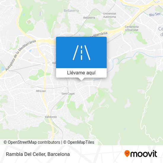 Mapa Rambla Del Celler