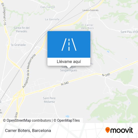 Mapa Carrer Boters