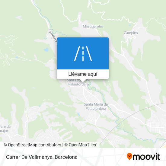 Mapa Carrer De Vallmanya