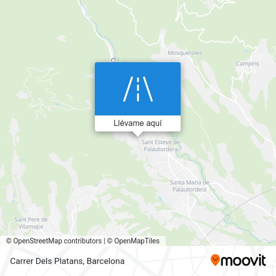 Mapa Carrer Dels Platans