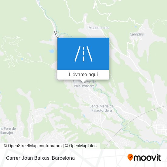 Mapa Carrer Joan Baixas