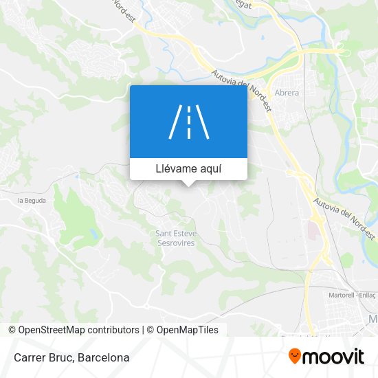 Mapa Carrer Bruc