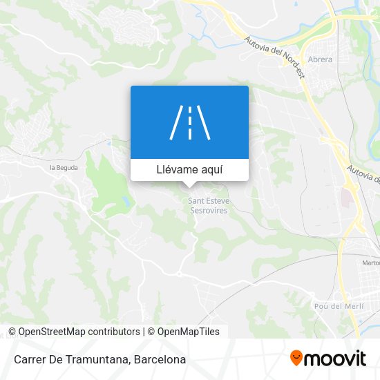 Mapa Carrer De Tramuntana