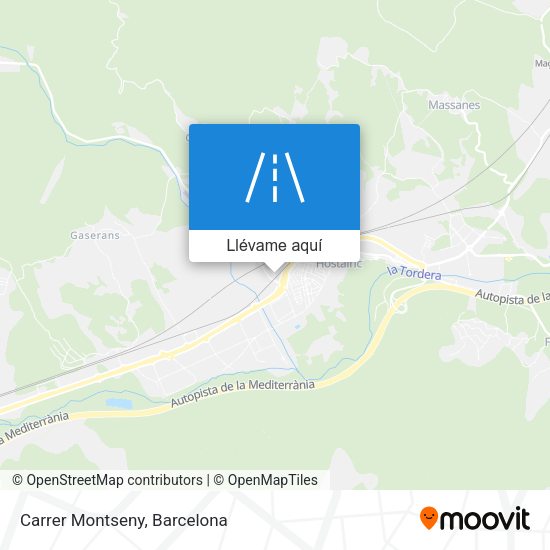 Mapa Carrer Montseny