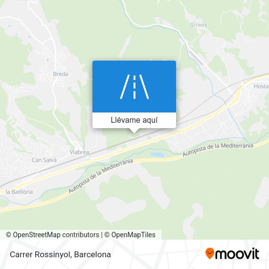 Mapa Carrer Rossinyol
