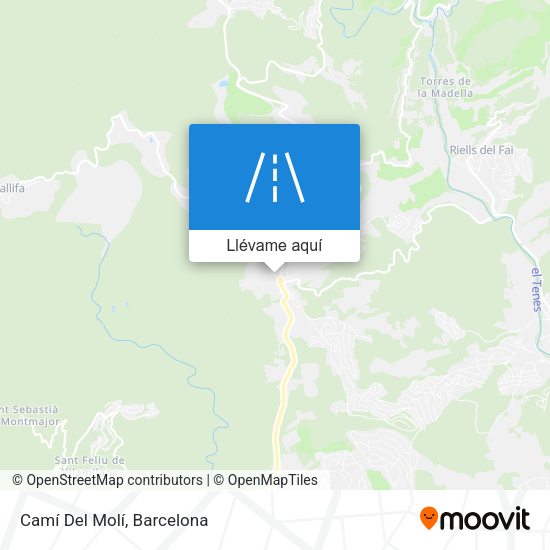 Mapa Camí Del Molí