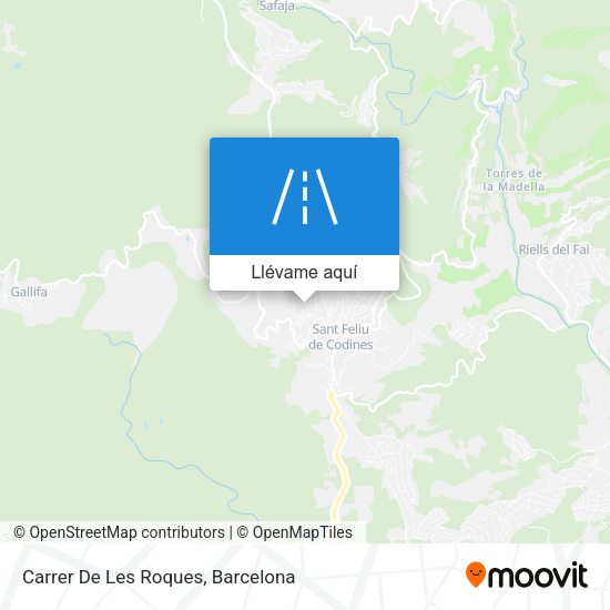 Mapa Carrer De Les Roques