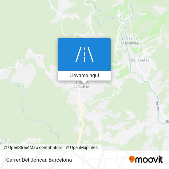 Mapa Carrer Del Joncar