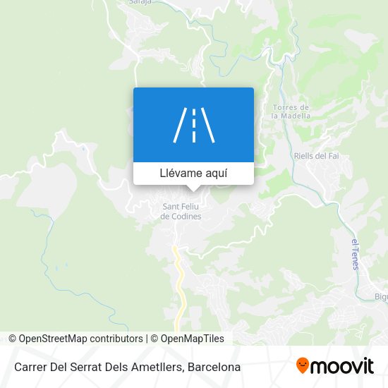 Mapa Carrer Del Serrat Dels Ametllers