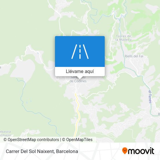 Mapa Carrer Del Sol Naixent