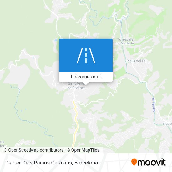 Mapa Carrer Dels Països Catalans