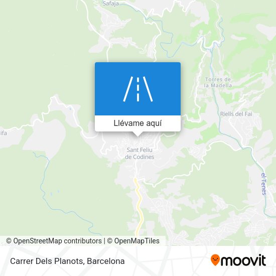 Mapa Carrer Dels Planots