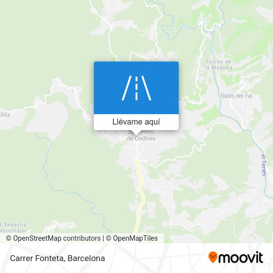 Mapa Carrer Fonteta