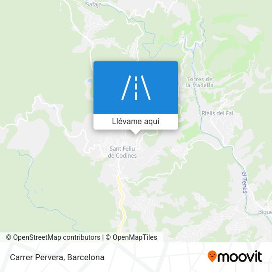 Mapa Carrer Pervera