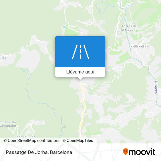 Mapa Passatge De Jorba