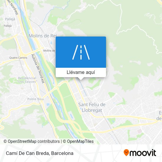 Mapa Camí De Can Breda