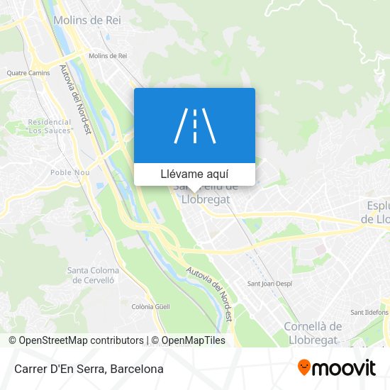 Mapa Carrer D'En Serra