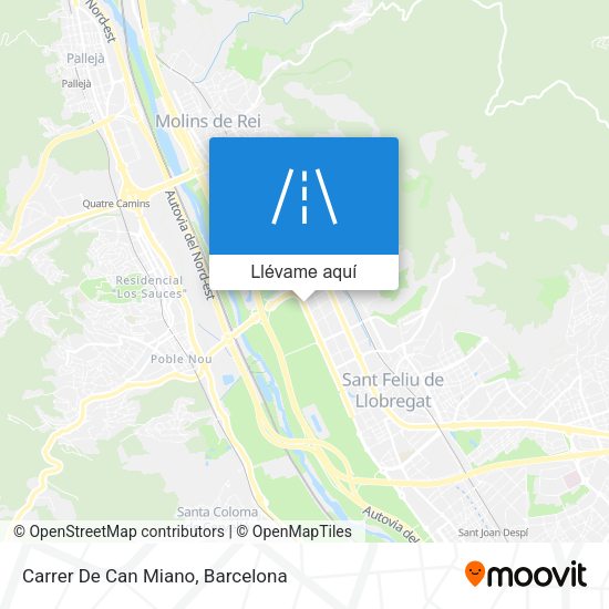 Mapa Carrer De Can Miano