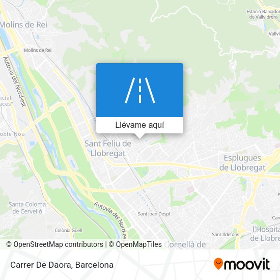 Mapa Carrer De Daora