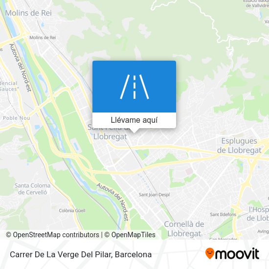 Mapa Carrer De La Verge Del Pilar