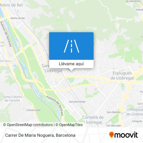 Mapa Carrer De Maria Noguera