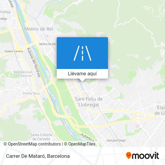 Mapa Carrer De Mataró