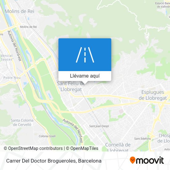 Mapa Carrer Del Doctor Brogueroles