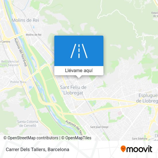 Mapa Carrer Dels Tallers