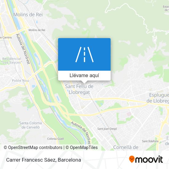 Mapa Carrer Francesc Sáez