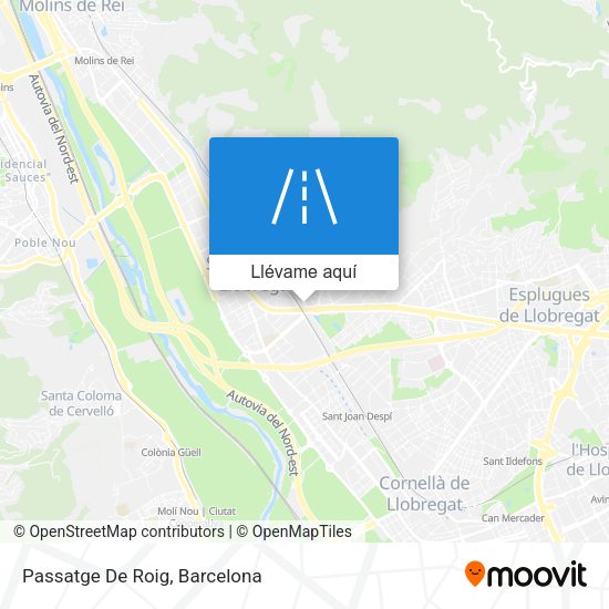 Mapa Passatge De Roig