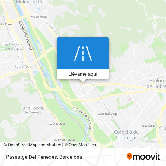 Mapa Passatge Del Penedés