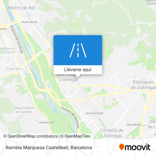 Mapa Rambla Marquesa Castellbell