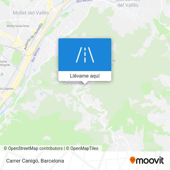 Mapa Carrer Canigó