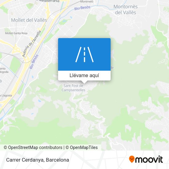 Mapa Carrer Cerdanya