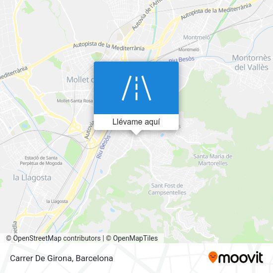 Mapa Carrer De Girona