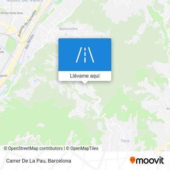 Mapa Carrer De La Pau
