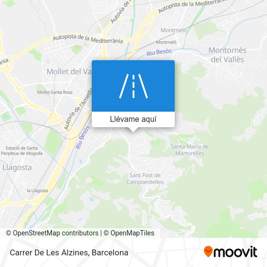 Mapa Carrer De Les Alzines