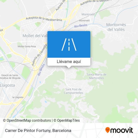 Mapa Carrer De Pintor Fortuny