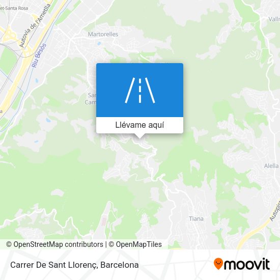 Mapa Carrer De Sant Llorenç