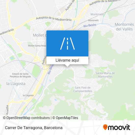 Mapa Carrer De Tarragona
