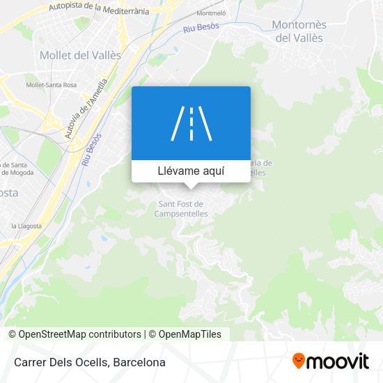Mapa Carrer Dels Ocells