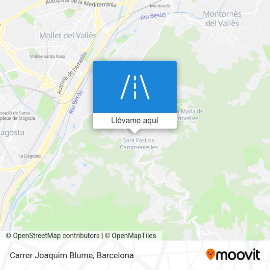 Mapa Carrer Joaquim Blume