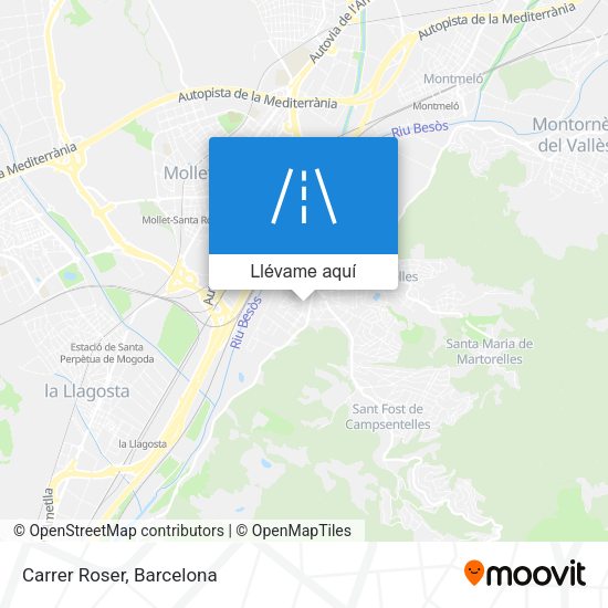 Mapa Carrer Roser