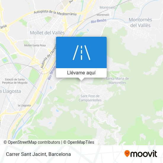 Mapa Carrer Sant Jacint