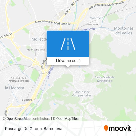 Mapa Passatge De Girona