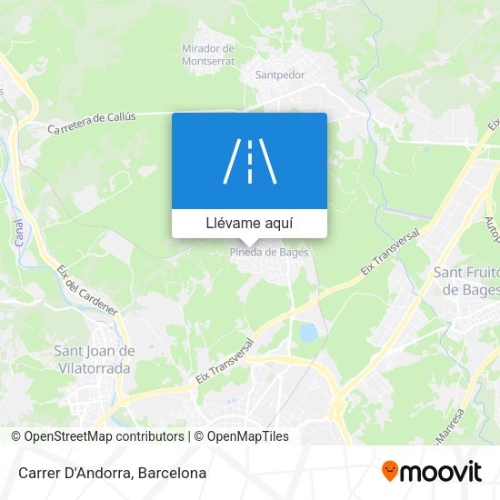 Mapa Carrer D'Andorra