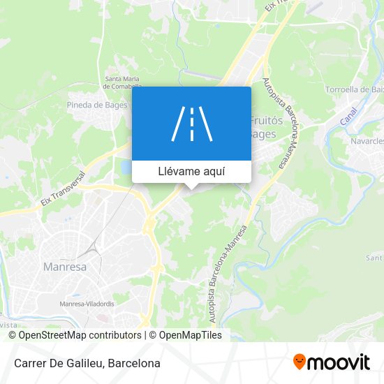 Mapa Carrer De Galileu