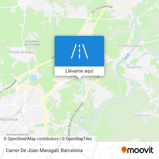 Mapa Carrer De Joan Maragall